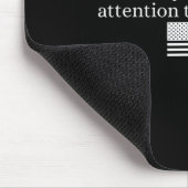 American Flag Thank You For Your Attention To This Mousepad (Ecke)
