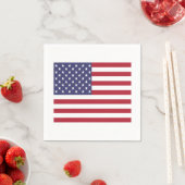American Flag Theme Party Paper Napkins Serviette (Beispiel)