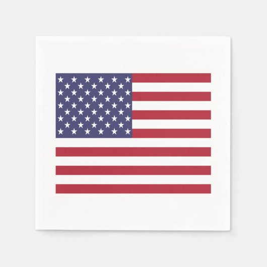 American Flag Theme Party Paper Napkins Serviette (Vorderseite)