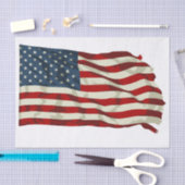 American Flag Tissue Paper Decoupage Patriotic Seidenpapier (Handwerk)