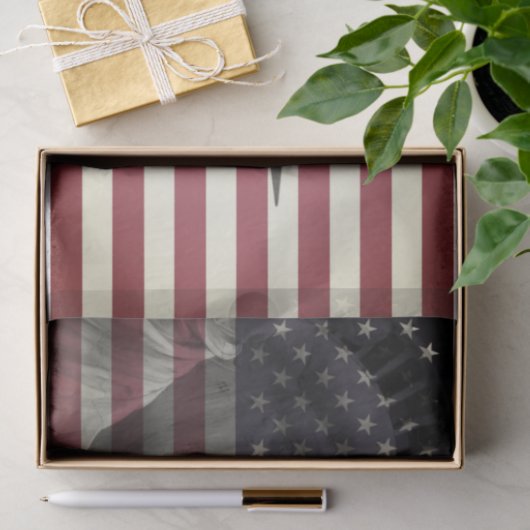 American Flag Tissue Paper Seidenpapier
