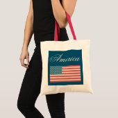 American Flag Toag Tragetasche (Vorderseite (Produkt))