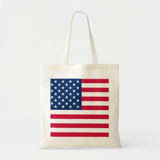 American Flag Tote Bag USA Tragetasche (Vorne)