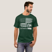 American Flag Traktor, also hat Gott einen Bauer g T-Shirt (Vorne ganz)