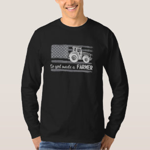 American Flag Traktor, also hat Gott einen Bauer g T-Shirt