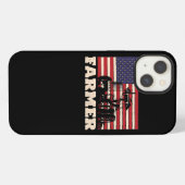 American Flag Traktor iPhone Hülle (Rückseite (Horizontal))