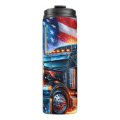 American Flag Truck Feuerwerk Ruhm Thermosbecher (Vorderseite)