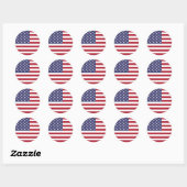American Flag Umschlag Aufkleber (Blatt)