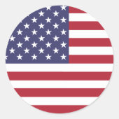 American Flag Umschlag Aufkleber (Vorderseite)