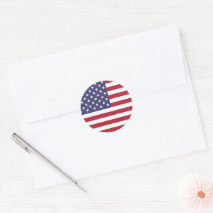 American Flag Umschlag Aufkleber