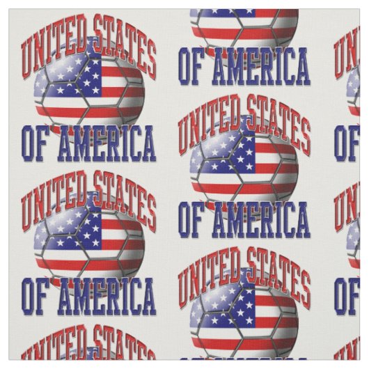 American Flag United Staaten Soccer Ball Pattern Stoff (Muster)