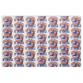 American Flag United Staaten Soccer Ball Pattern Stoff (Fat Quarter (45,7 x 55,9 cm))