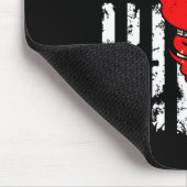 American Flag United Staaten Tornado Storm Chaser  Mousepad (Ecke)