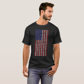 American Flag UPatriot Tennis Ball Cool Sports T-Shirt (Vorne ganz)