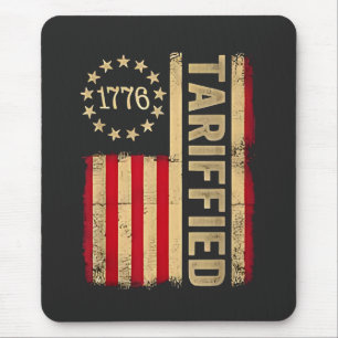 American Flag USA 1776 American Tarrifs Mousepad