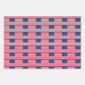 American Flag USA Geschenkpapier Set (Vorderseite)