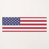 American Flag USA Independence Day Patriotic Yogamatte (Vorderseite (Horizontal))