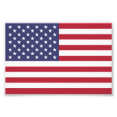 American Flag USA Independence Patriotic Fotodruck (Vorne)