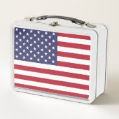 American Flag USA Independence Patriotic Metall Brotdose (Vorderseite)