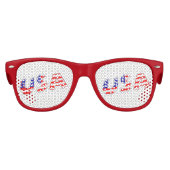 American Flag USA Partybrille (Vorderseite)