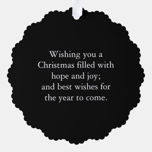 American Flag USA Patriotic Pride Flag 4. Juli Ornament Karte (Rückseite)