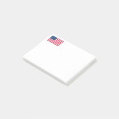 American Flag USA Post-it Klebezettel (angewinkelt)