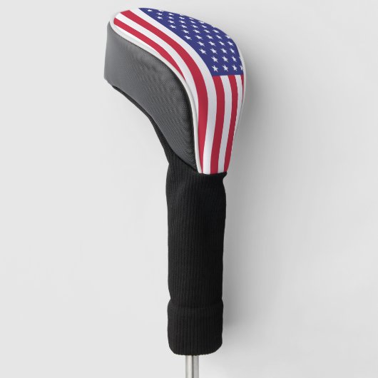 American Flag USA Red White Blue Patriotic Golf Headcover (angewinkelt)