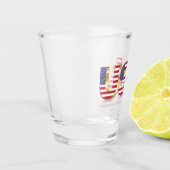American Flag USA Shot Glas (Links)
