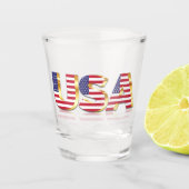 American Flag USA Shot Glas (Vorderseite)