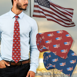 American Flag USA US Flagge Patriotic Krawatte