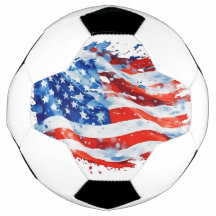 American Flag USA Watercolor 4. Juli