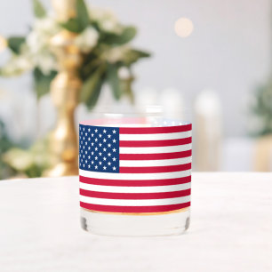 American Flag USA Whiskyglas
