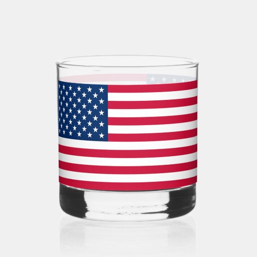 American Flag USA Whiskyglas (Rückseite)