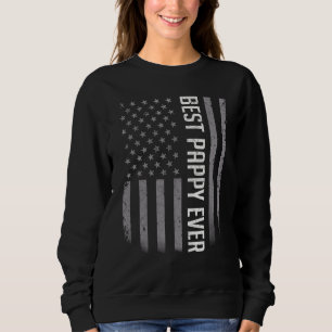American Flag Vater for Vathers Day Best Pappy Eve Sweatshirt