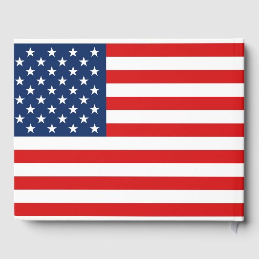 American Flag Veteran Memorial Guest Book Gästebuch (Rückseite)