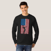 American Flag Volleyball 1 T-Shirt (Vorne ganz)