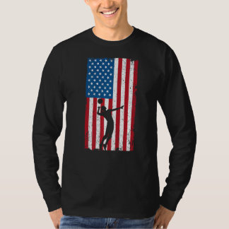 American Flag Volleyball 1 T-Shirt