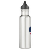 American Flag Water Bottle, Stainless Steel, 24 oz Edelstahlflasche (Links)