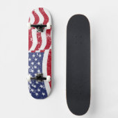 American Flag Waving - beängstigend Skateboard (Vorderseite)