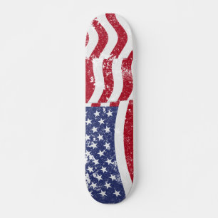 American Flag Waving - beängstigend Skateboard
