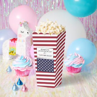 American Flag Wedding Geschenkschachtel