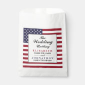 American Flag Wedding Geschenktütchen (Vorderseite)