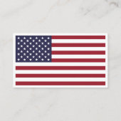 American Flag Wedding Gift Registry Begleitkarte (Rückseite)