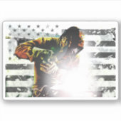 American Flag Welder Aufkleber (Vorderseite)