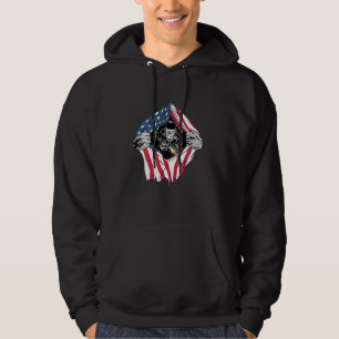 American Flag Welder Patriotic USA 4. Juli Wel Hoodie