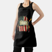 American Flag Welding Helmet Shape Cute Welder Schürze (InSitu)