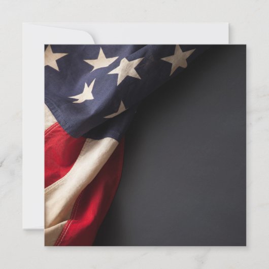 American Flag, wir haben Chalkboard Ankündigung (Vorderseite)