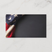 American Flag, wir haben Chalkboard Visitenkarte (Vorderseite)