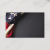 American Flag, wir haben Chalkboard Visitenkarte (Vorderseite)