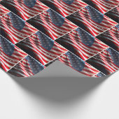 American Flag With Musical Notes Geschenkpapier (Ecke)